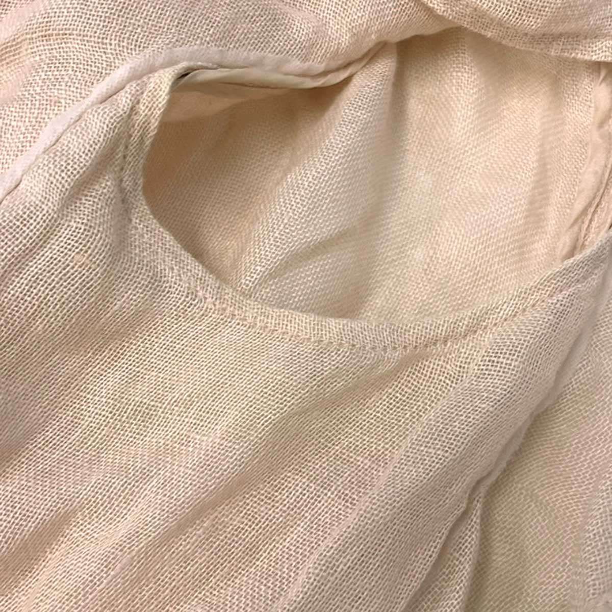 Drawer ドゥロワー フリルスリーブリネンブラウス 6521-299-0792  