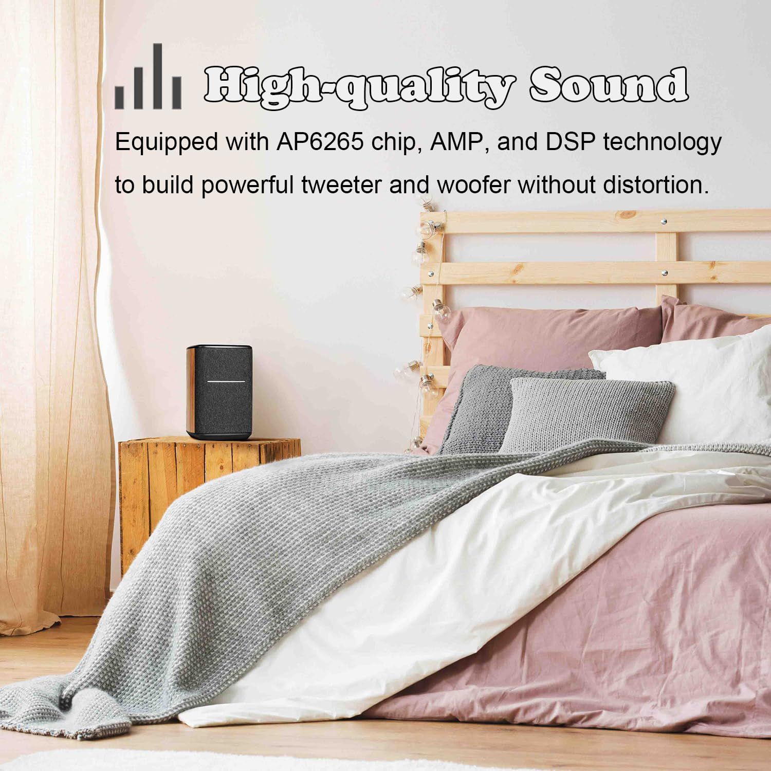 Edifier MS50A Wi-Fi Bluetoothブックシェルフスピーカー スマートスピーカー Alexa 対応 サウンドシステム  AirPlay 2 Spotify TIDAL接続をサポート40W RMS 木製 - メルカリ