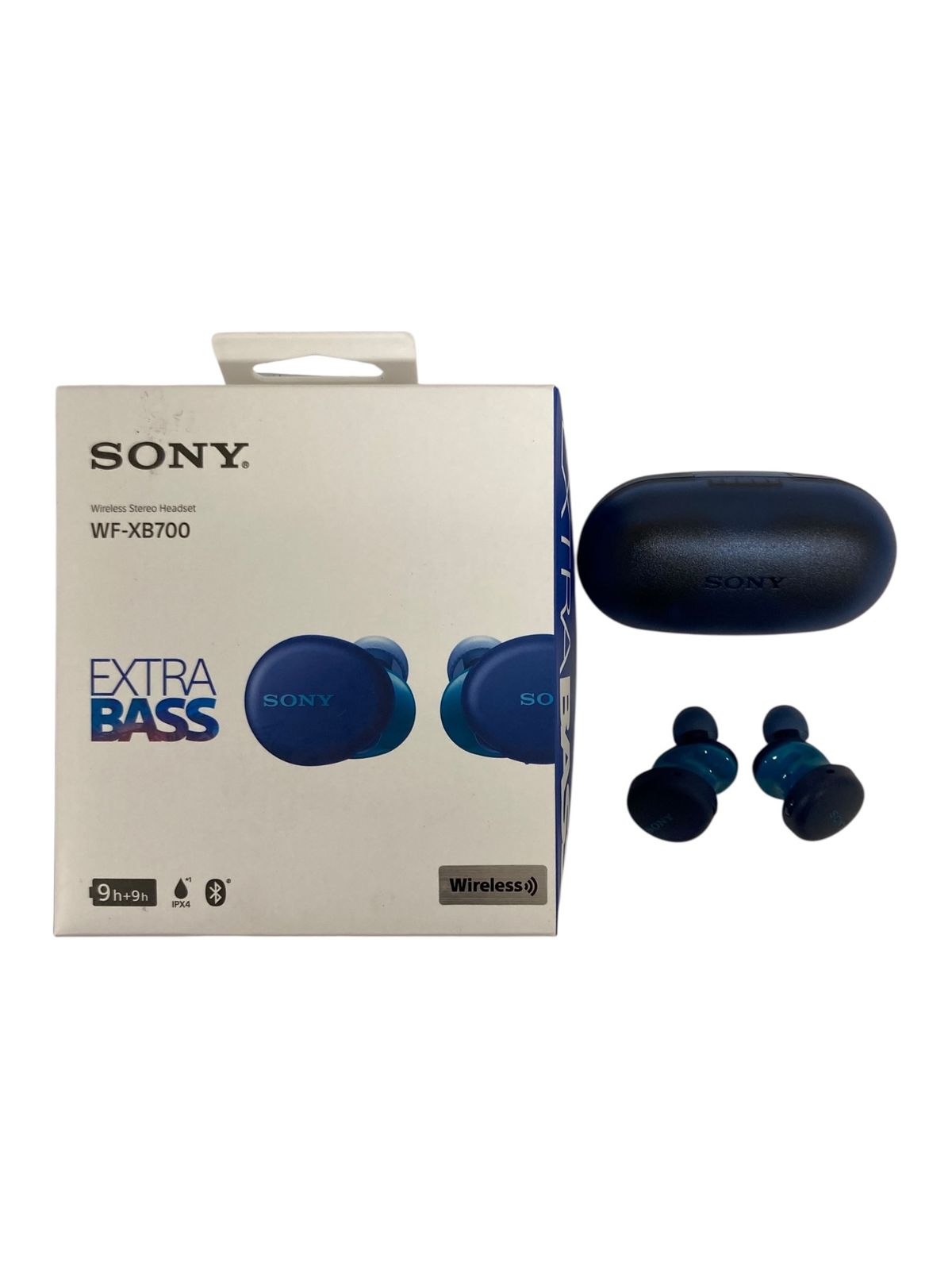 SONY (ソニー) ワイヤレスイヤホン 日本製 WF-XB700 ブルー 家電/199