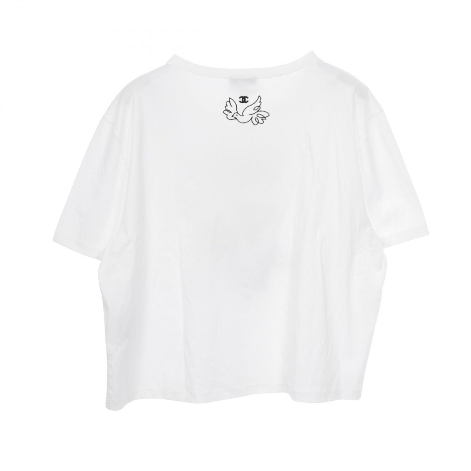シャネル CHANEL カットソー ココマーク - 白 コットン Tシャツ