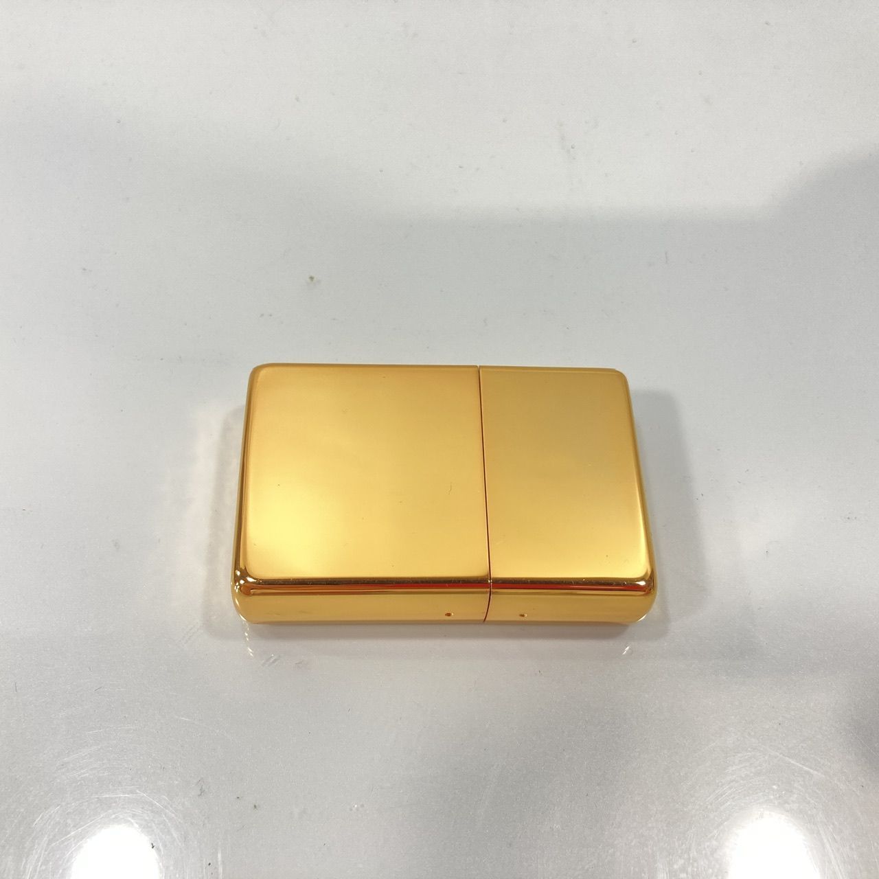 Zippo ジッポ 時計 ポケットクロック 金メッキ (管理番号：OKU9083/J2 