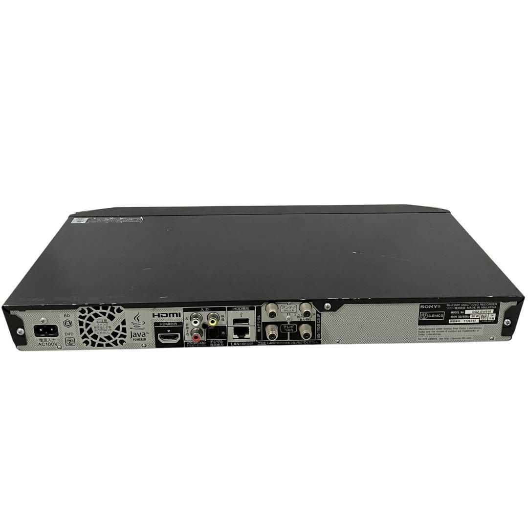 SONY 2番組同時録画 500GB ブルーレイレコーダー BDZ-EW510