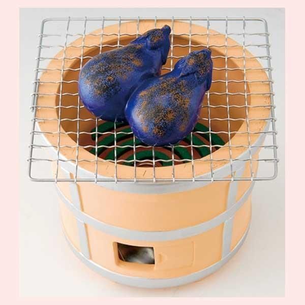 夏ものがたり　七輪　蚊遣器（焼きなす）　S21-655