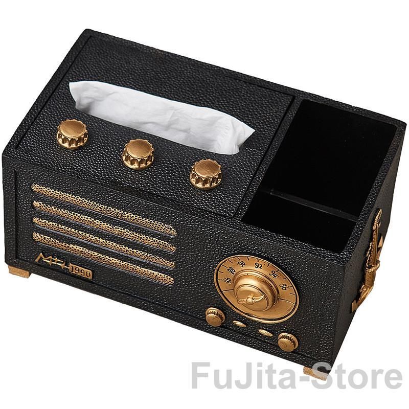 ティッシュケース ティッシュボックス レトロ ラジオ模型 モデル おしゃれ 復旧風 雑貨 装飾品 置き物