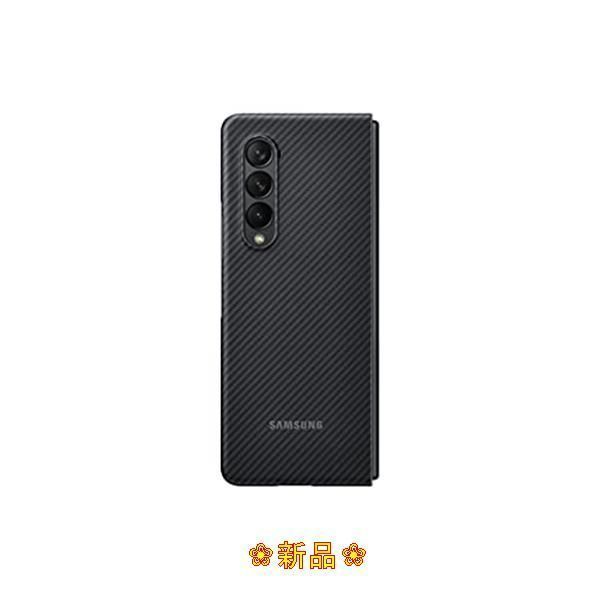 Galaxy Z Fold3 5G Aramid Cover/ブラック [Galaxy純正 library.umsida