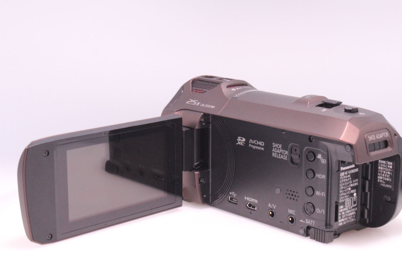 極美品】パナソニック HC-VX992MS-T 4K ビデオカメラ 64GB 光学 極美品】パナソニック HC-VX992MS-T 4K ビデオカメラ 64GB 光学