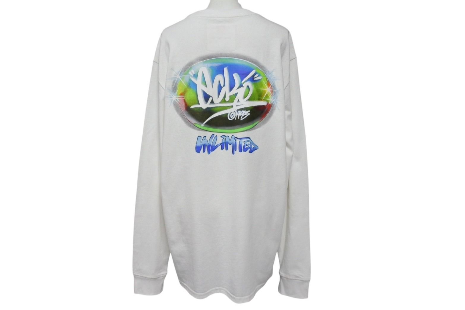 半額満載！スーパーSALE グランドセール！ 新品未使用 マルチカラー ホワイト ロンT Dear1993.art ECKO Tシャツ(半袖+袖なし)