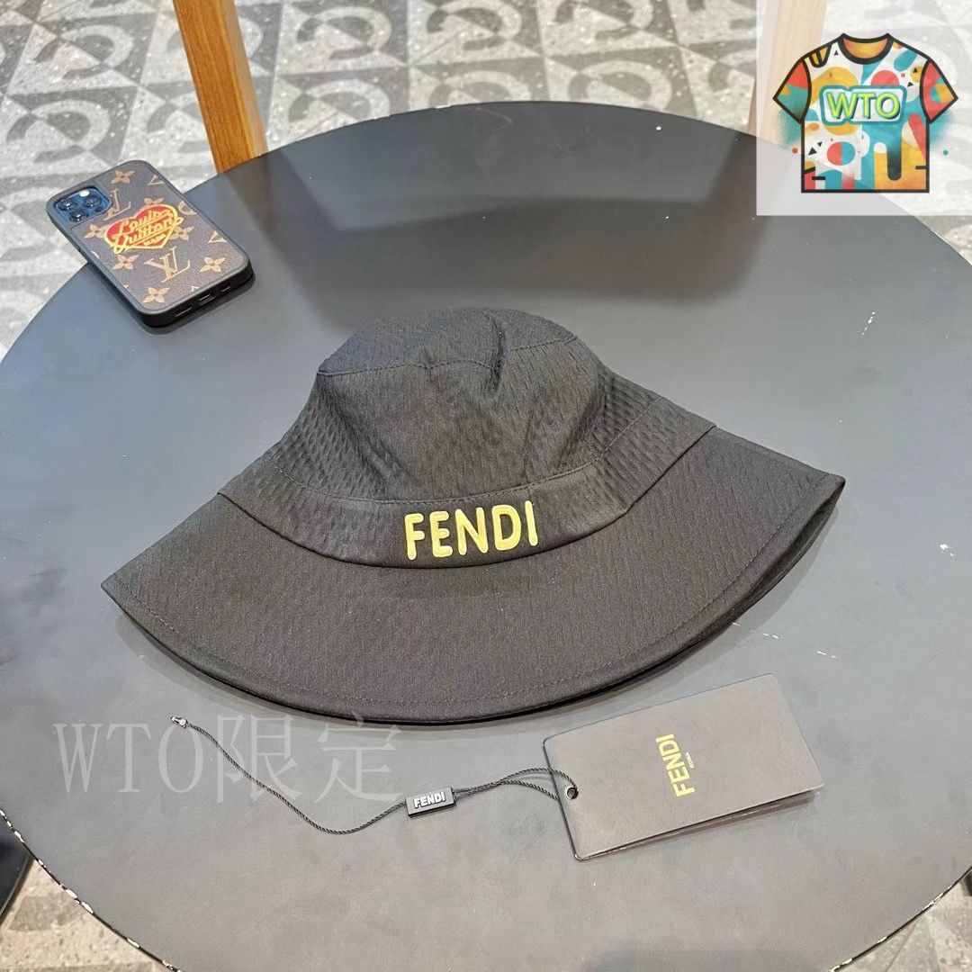 今日WTO】FENDI ストローフィッシャーハット-PW42 - メルカリ
