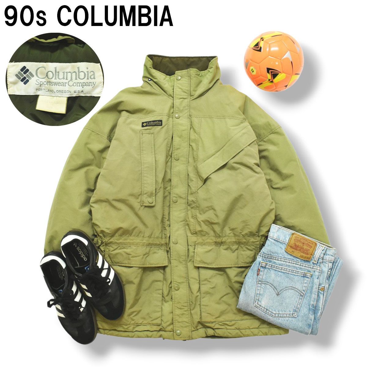 定番】 90s ヴィンテージ コロンビア COLUMBIA ダウン ジャケット 
