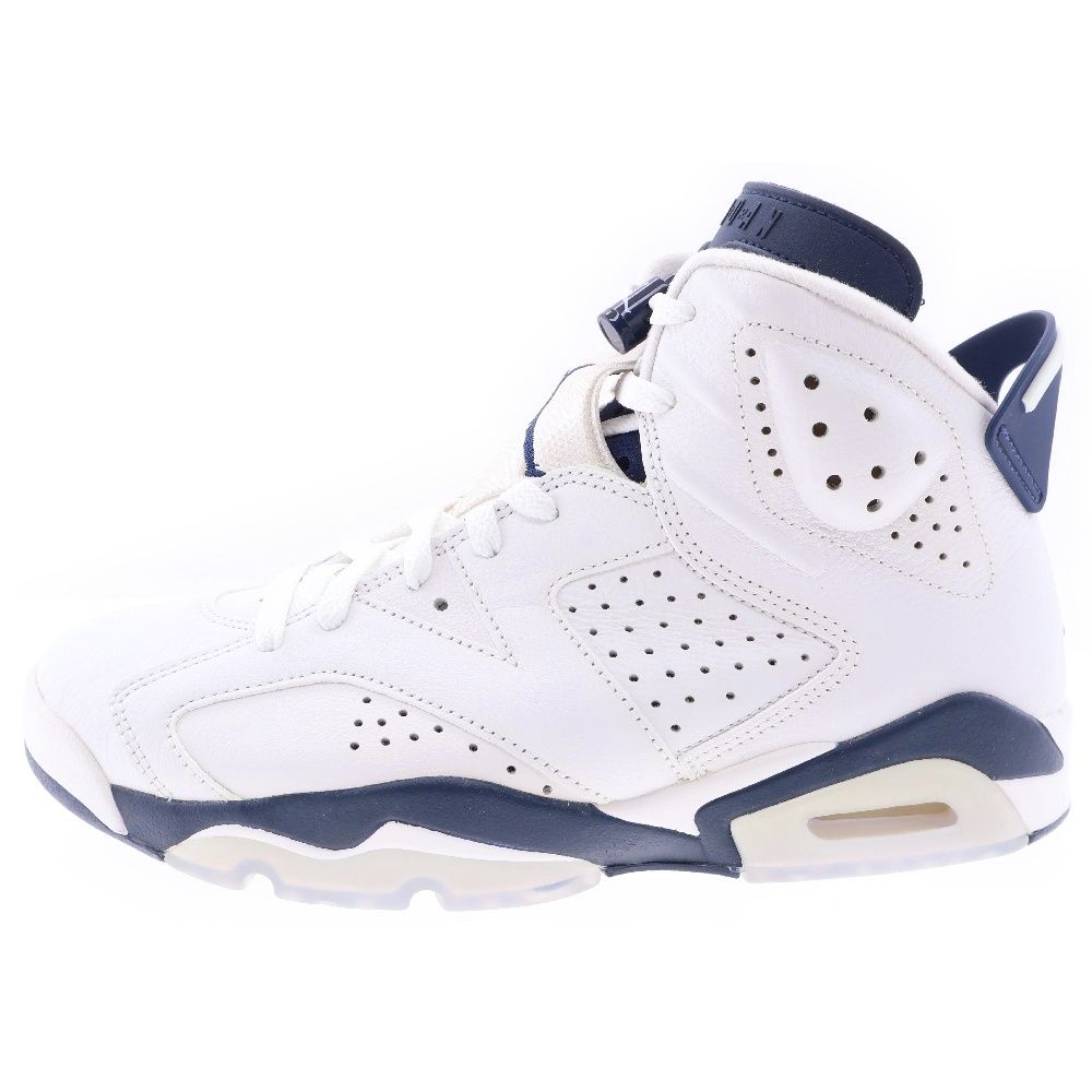 NIKE (ナイキ) AIR JORDAN 6 Midnight Navy エアジョーダン 6 ミッドナイトネイビー ホワイト ハイカットスニーカー US9/27cm CT8529-141