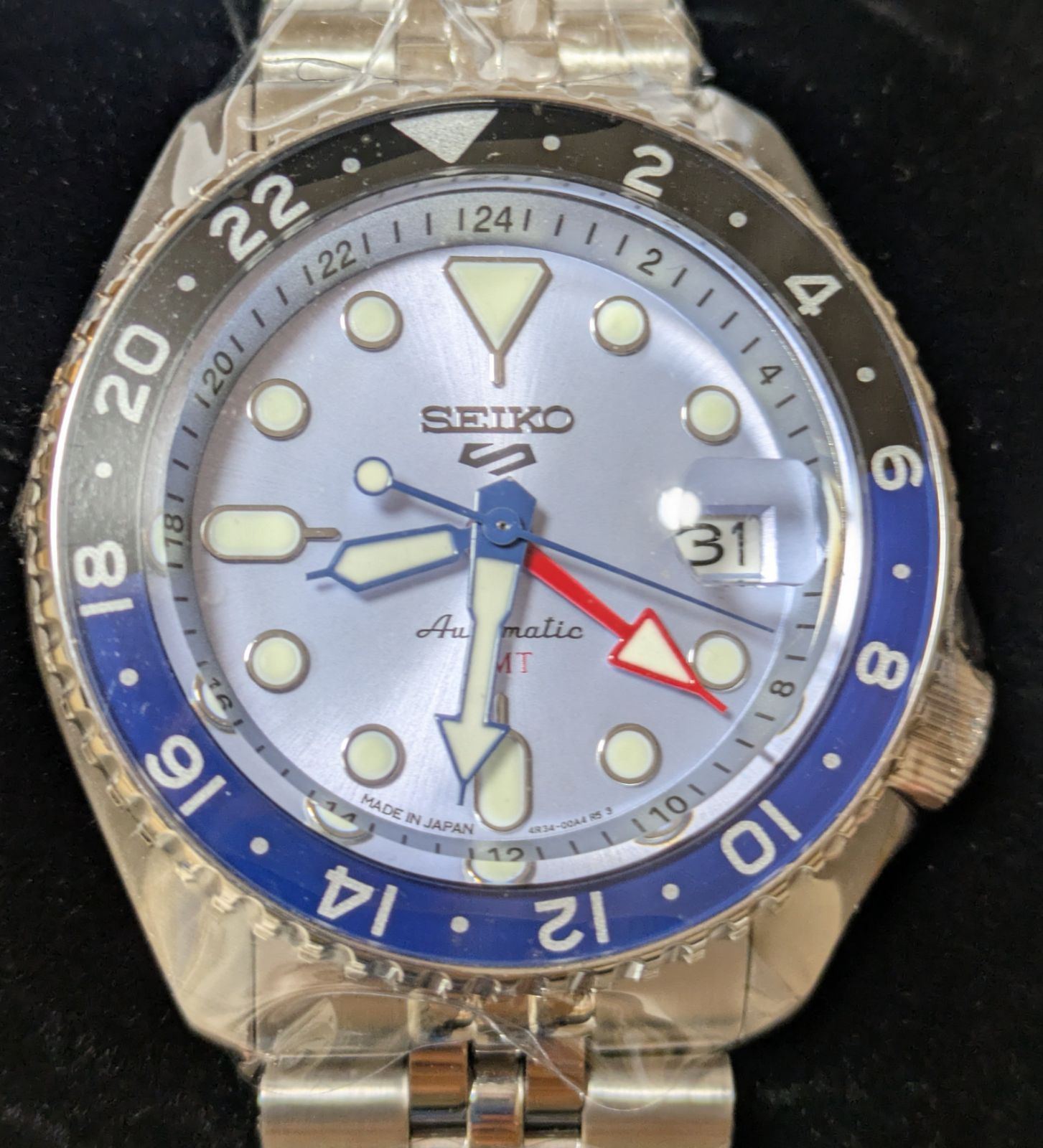 SEIKO セイコー セイコー5スポーツ GMT SSK029K1 アイスブルー アジア モデル 1000本 自動巻