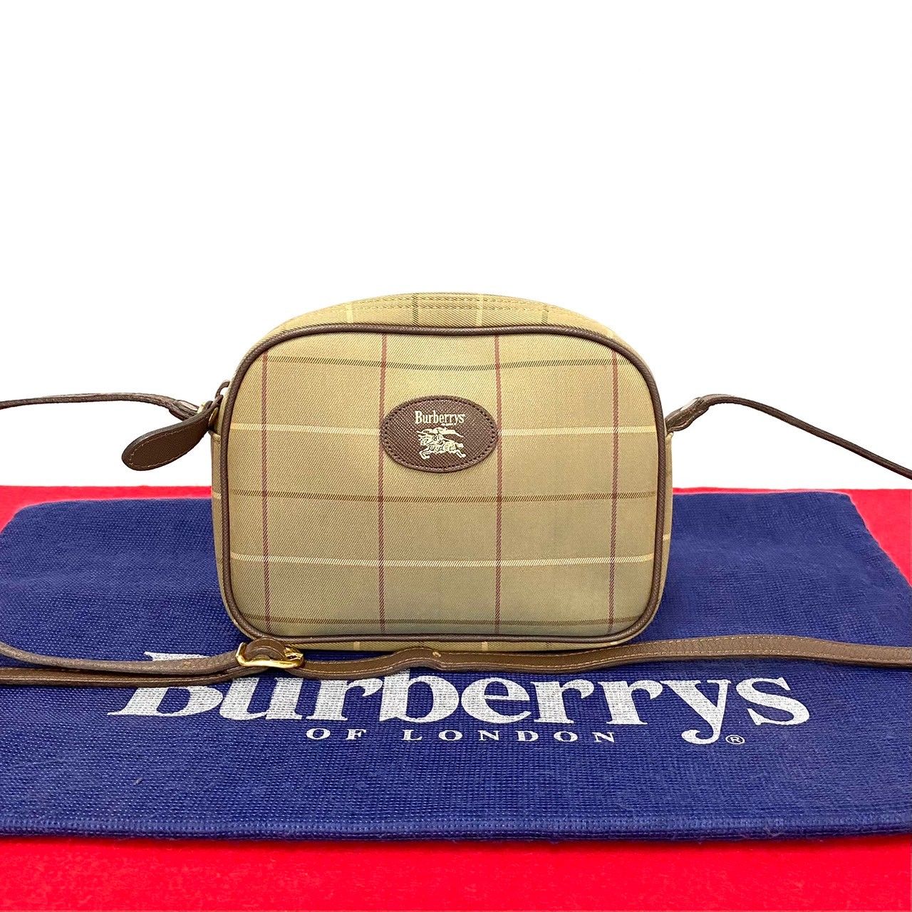 BURBERRY - ほぼ新品バーバリーチェック柄ワンショルダーバッグ