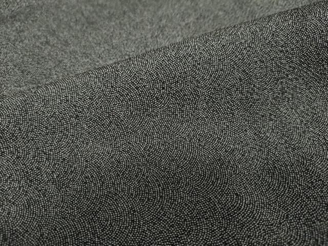 平和屋着物■極上　小紋師　飯島輝也　江戸小紋　万筋　竜胆色×白　逸品　DZAB1127kh5 平和屋着物○江戸小紋 飯島輝也 鮫小紋柄 黒地 正絹 逸品 DAAY5057ud