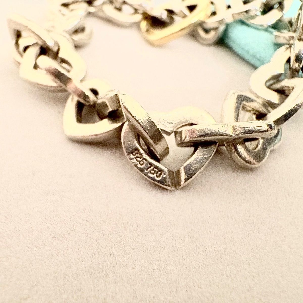 ティファニー ブレスレット ハートリンク コンビ 925×750 バングル 箱