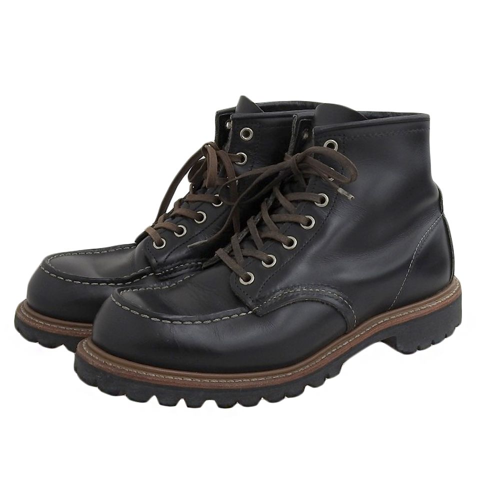 Red Wing レッドウィング クラシックワークブーツ メンズ ブラック 25.5cm 8176 6 1|2 UK