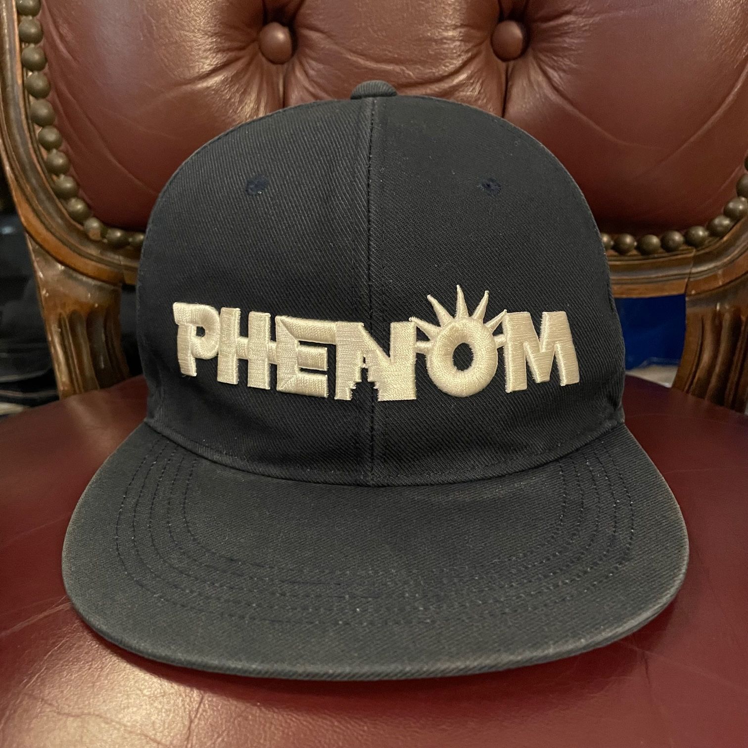 MADE IN JAPAN製 PHENOMENON 2005年モデル PHENOM 刺繍入りベースボールキャップ ネイビー Lサイズ