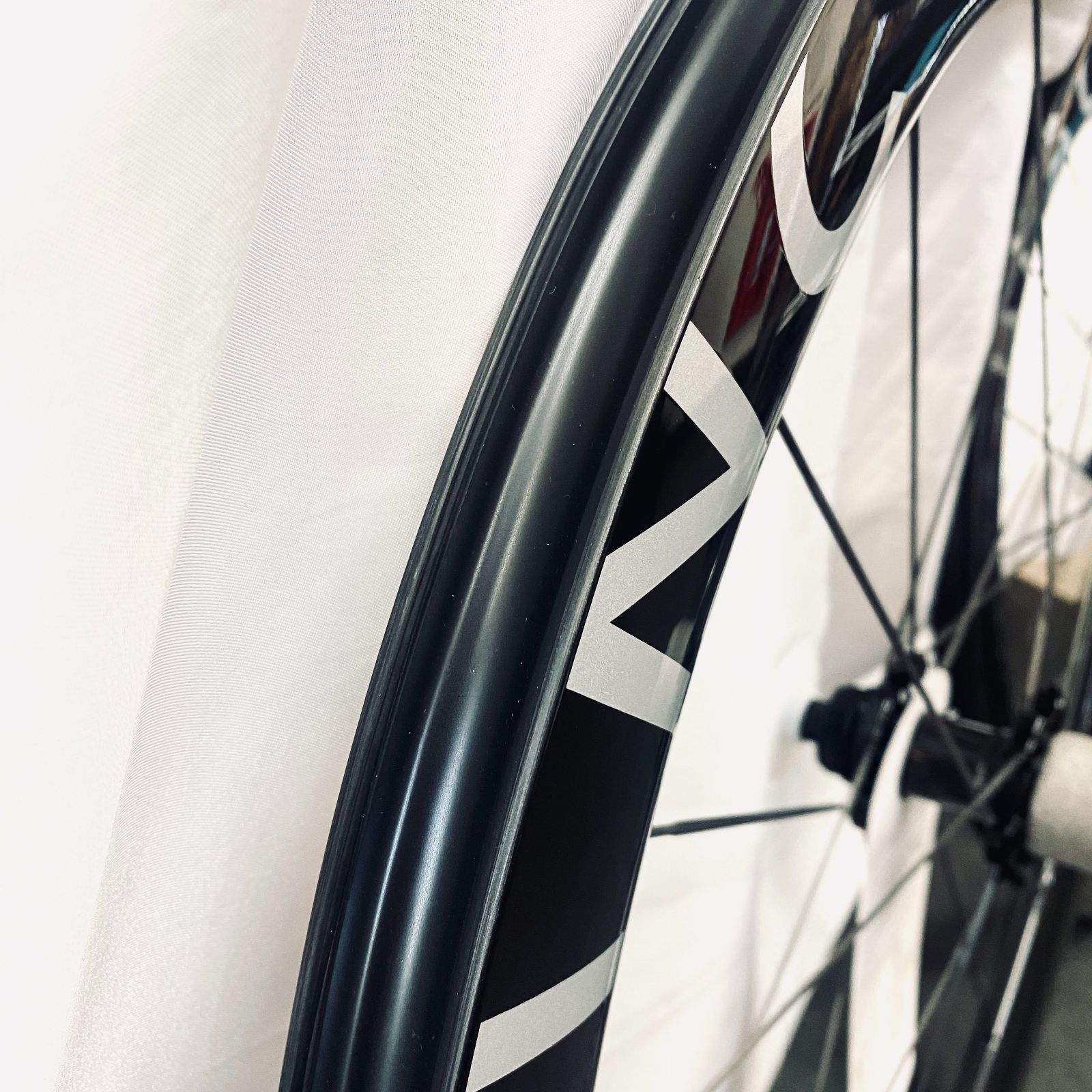 BLACK INC48/58　ホイール前後セット（シルバーデカール）シマノフリー BLACK INC(ブラックインク) BLACK 48/58 ホイール前後セット（シルバー