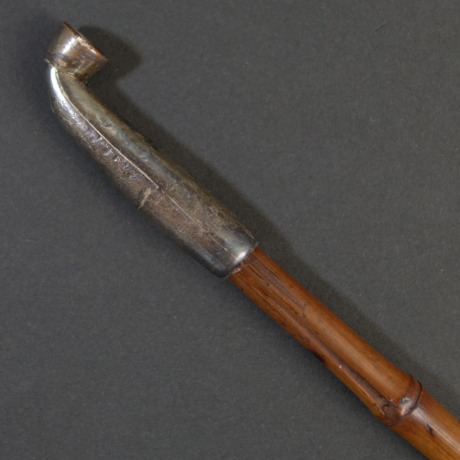 煙管 煙管筒 煙草入 【 煙管 純銀製 ／ 煙管筒 漆塗製 ／ 煙草入 革