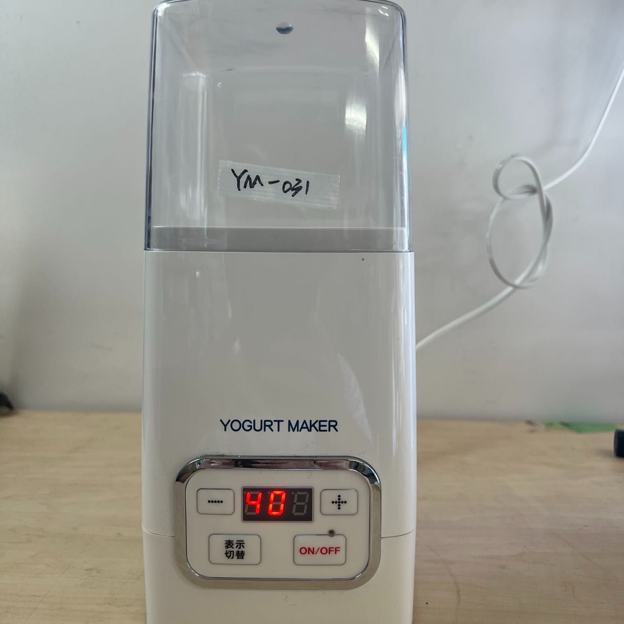中古品 中古品 三ッ谷電機 ヨーグルトメーカー YGT-4 管理番号YM-031 