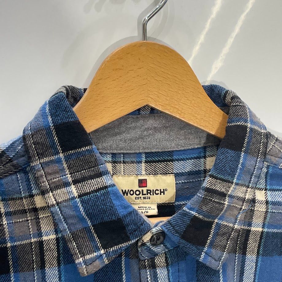 Woolrich◆レイヤード/長袖シャツ/サイズ5L/マルチカラー/チェック/ドッキング// WOOLRICH ウールリッチ 長袖シャツ メンズ アラスカンウール