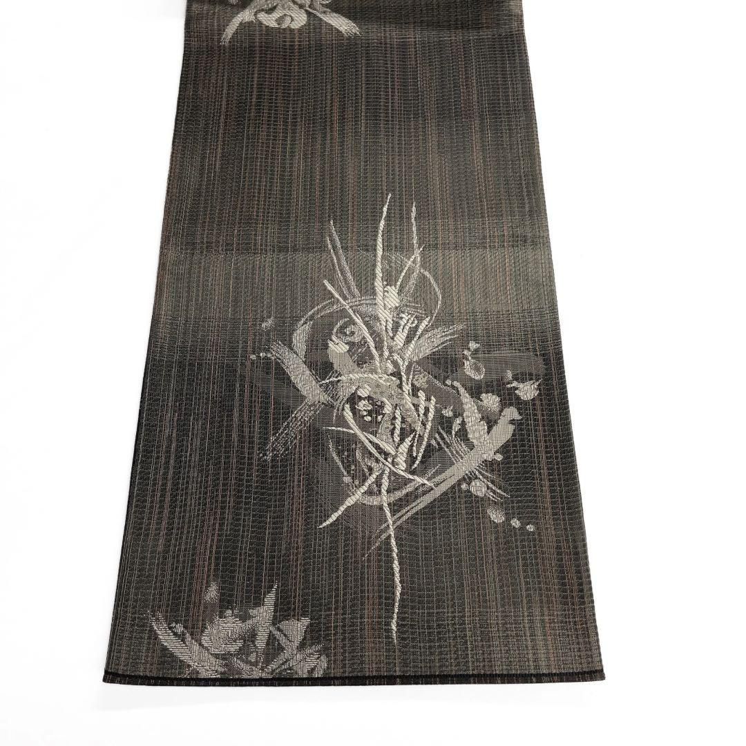 未使用 リバーシブル 博多織 泥染 伝統工芸士 時枝洋海 袋帯 【公式通販】