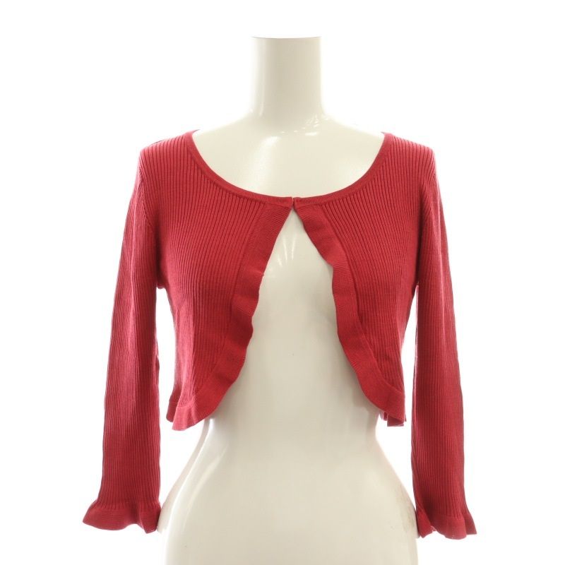 【極美品】TOCCA トッカ　シルクリブボレロ　ショートカーディガン　絹100% SILK RIB CARDIGAN カーディガン（カーディガン/ボレロ）｜TOCCA