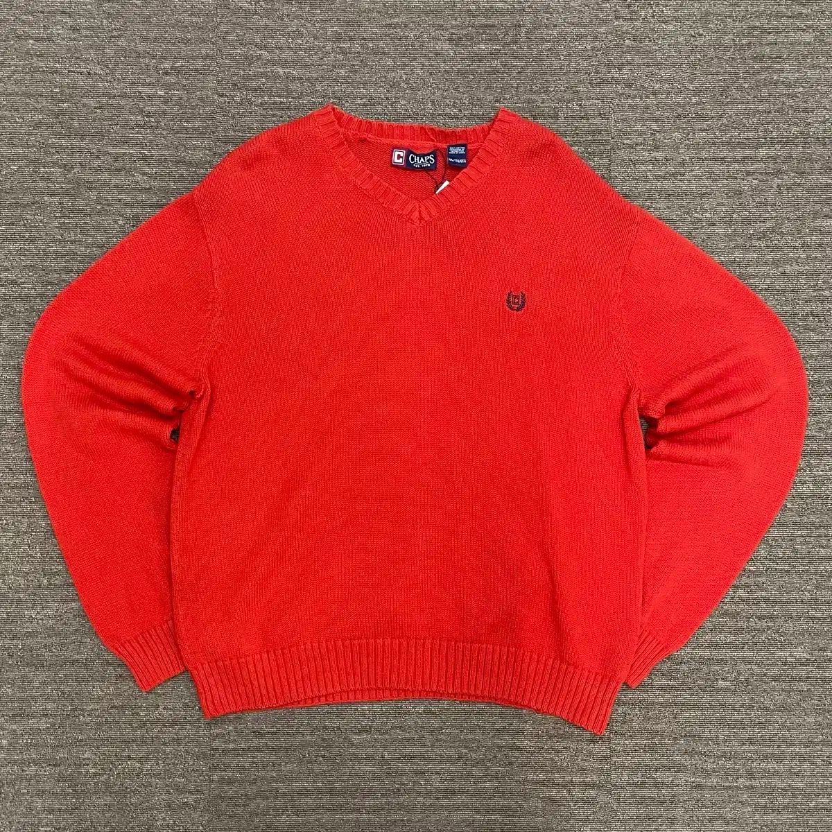 （ XXL ） CHAPS CHAPS by ralph lauren Vネック ニット セーター