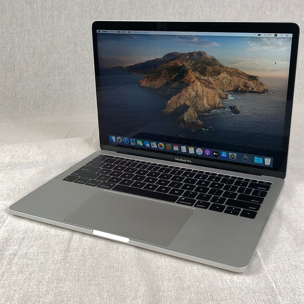 【本体のみ】Apple MacBook Pro (13-inch， 2017， Thunderbolt 3ポートx 2) 【i7・16GB・512GB】A1708 EMC3164/LT-240978（192290）