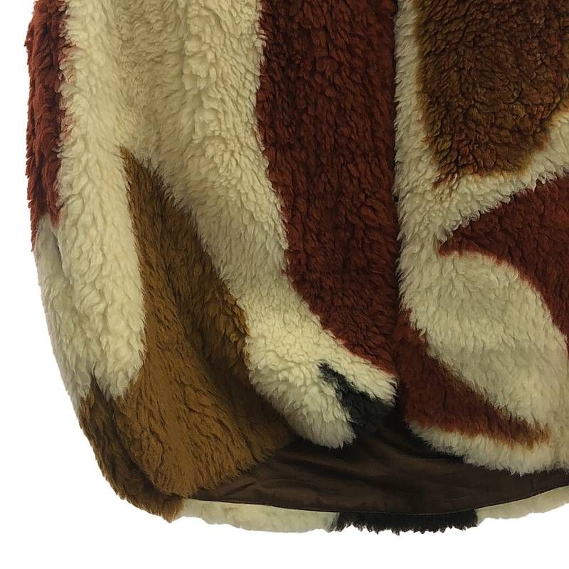 Mame Kurogouchi / マメクロゴウチ | 2023AW | Silver Knitted Fluffy Wool Vest  / ボア ベスト / 総裏地 | 2 | brown | レディース Mame Kurogouchi(マメ) Silver Knitted Fluffy Wool Vest - YAMAROKU
