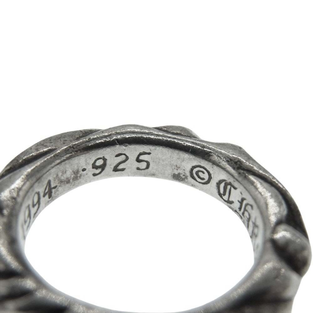 クロムハーツ スクロールバンドリング シルバー925 4号（CHROME HEARTS 