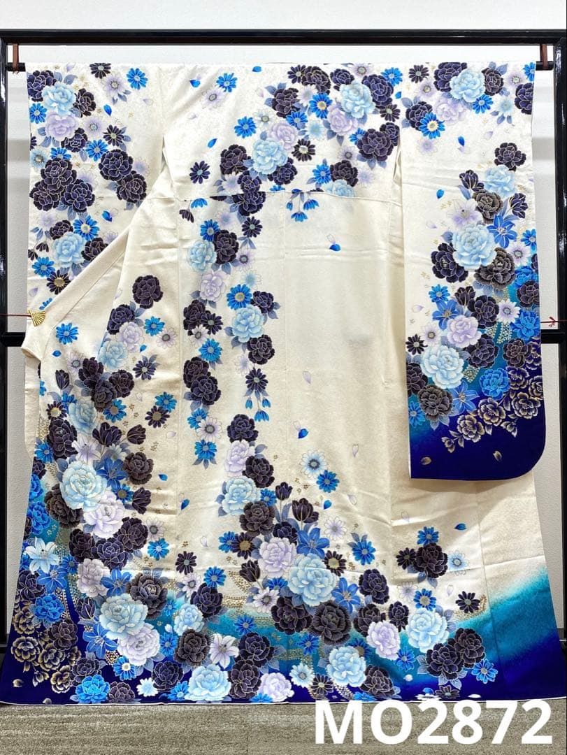 振袖 豪華 金駒 金彩 紋意匠 身丈165cm 撥水加工済