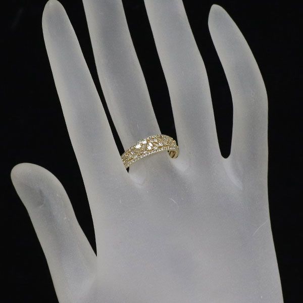 K18YG ダイヤモンド　0.45 リング　指輪 K18YG ダイヤモンド リング 0.45ct - メルカリ