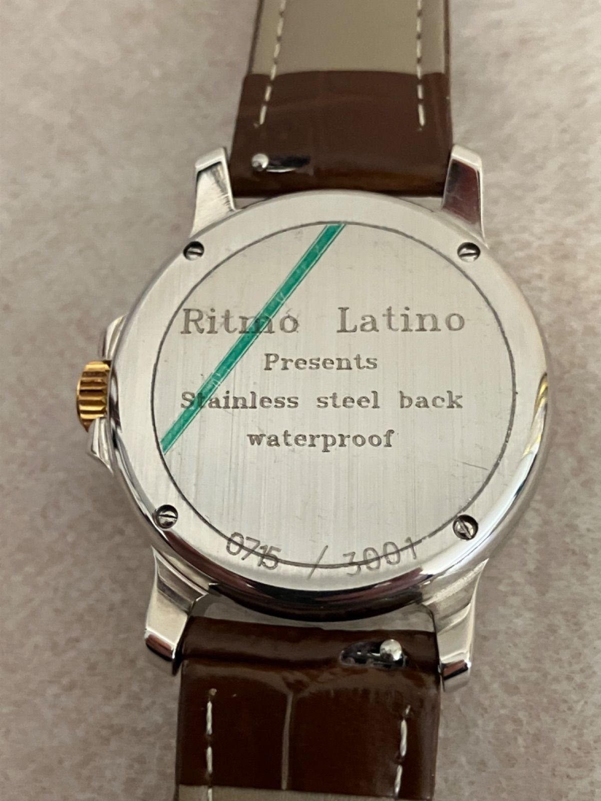 値下げ 稼働★美品★リトモラティーノ Ritmo latino クォーツ レディース 腕時計 ※電池、革ベルト新品交換済