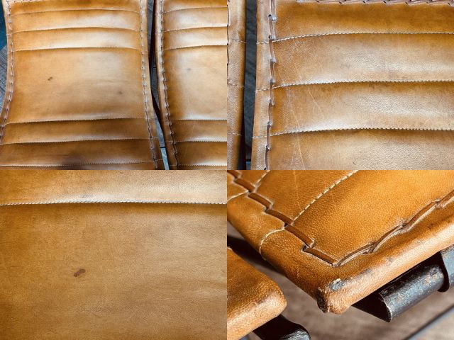 レザーフォールディング スツール