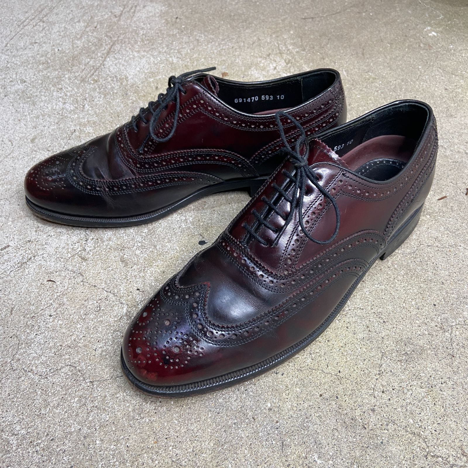 ☆FLORSHEIM☆フローシャイム☆ウィングチップレザーシューズ