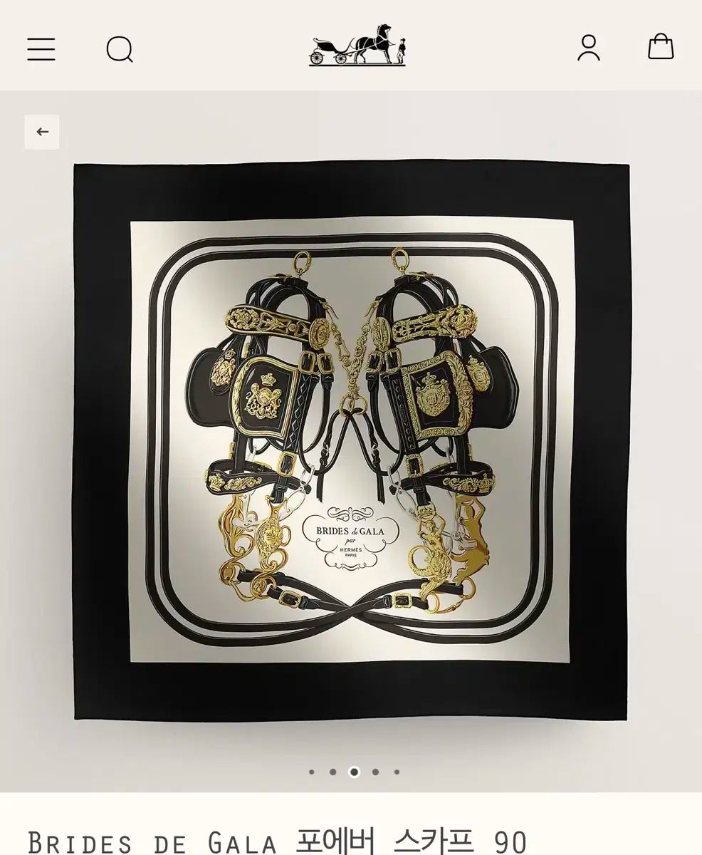 HERMES(エルメス) Brides de Gala フォーエバー スカーフ 90 2502-221 HERMES(エルメス) Brides de Gala フォーエバー スカーフ 90 2502-221