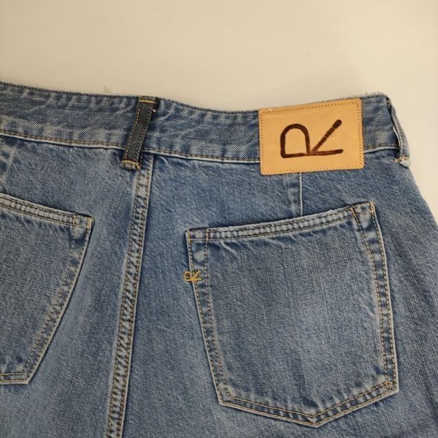 45R おこめデニムシャルロットパンツ　加工　訳あり 45R/45rpm おこめデニムのシャルロットパンツ（加工） 定価30800