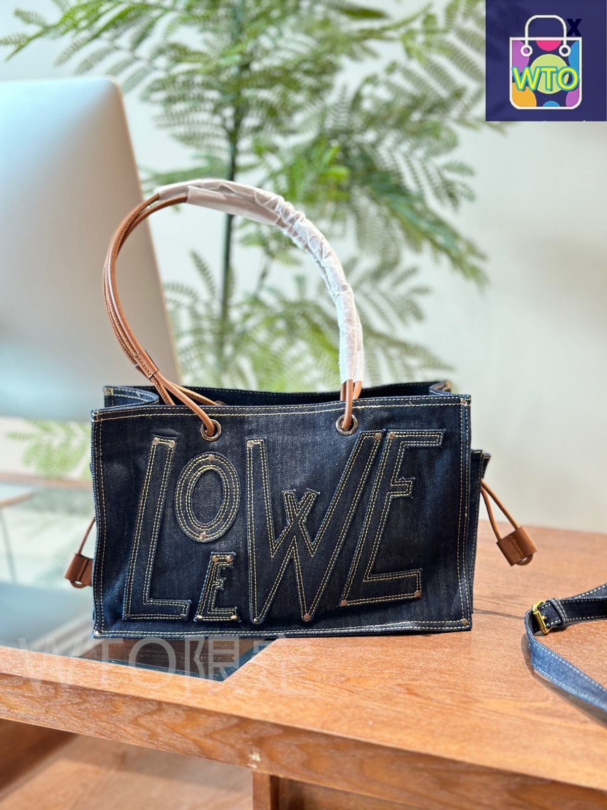 今日特価】Loewe ロエベ デニムトートバッグ シリーズ 大きな