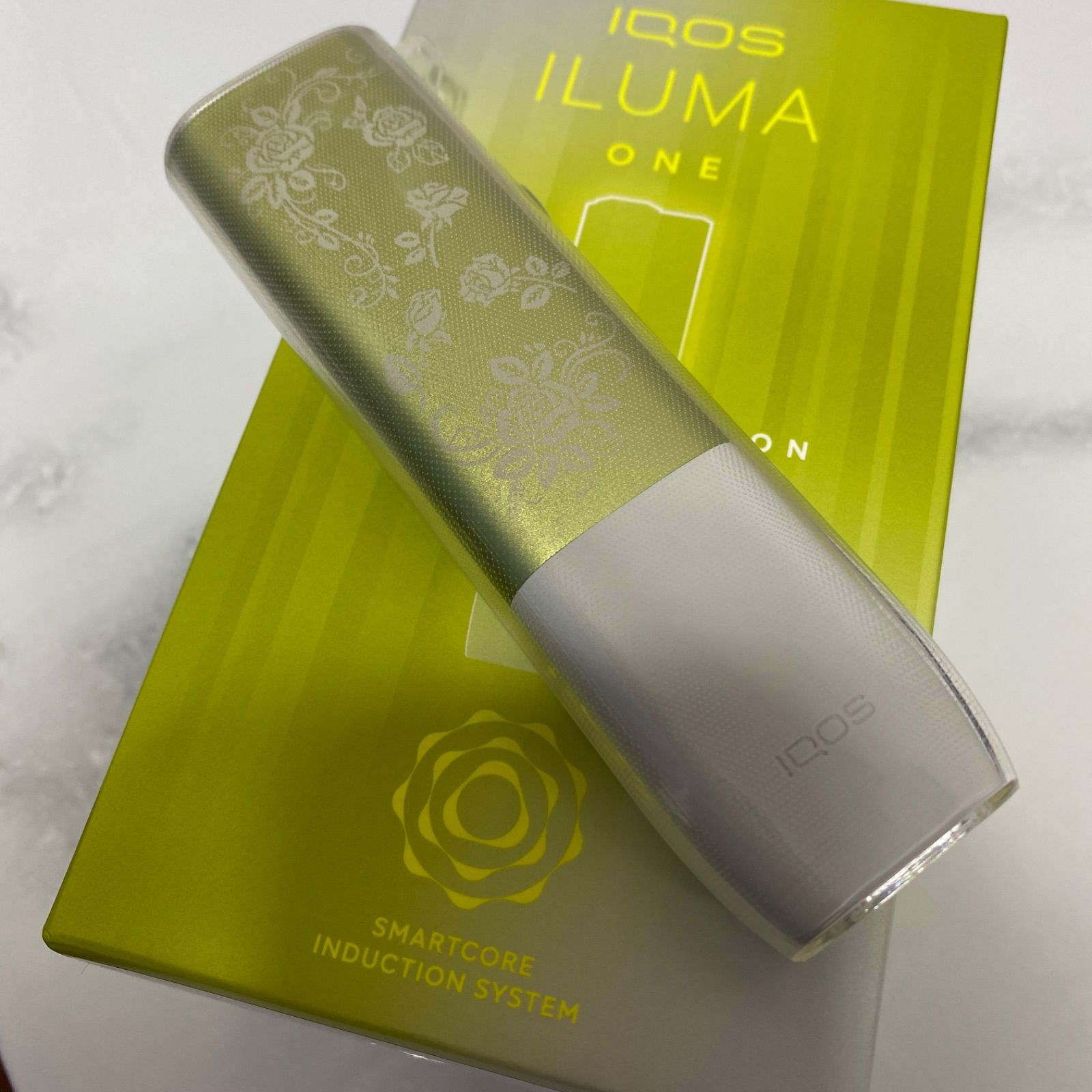 iQOS ILUMA ONE アイコス イルマ ワン バラ 加工 ブライト 新色 黄緑