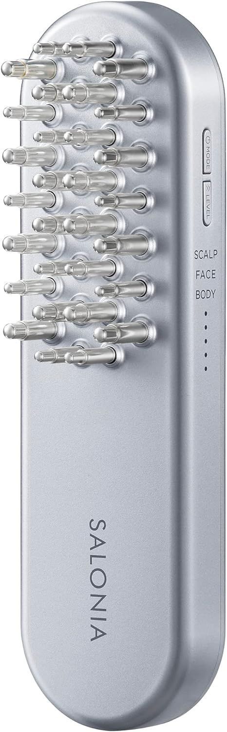【新着商品】SALONIA サロニア | EMS リフトブラシ 電気ブラシ 美顔器 リフトアップ フェイスケア 頭皮ケア 全身ケア SAL22206SL