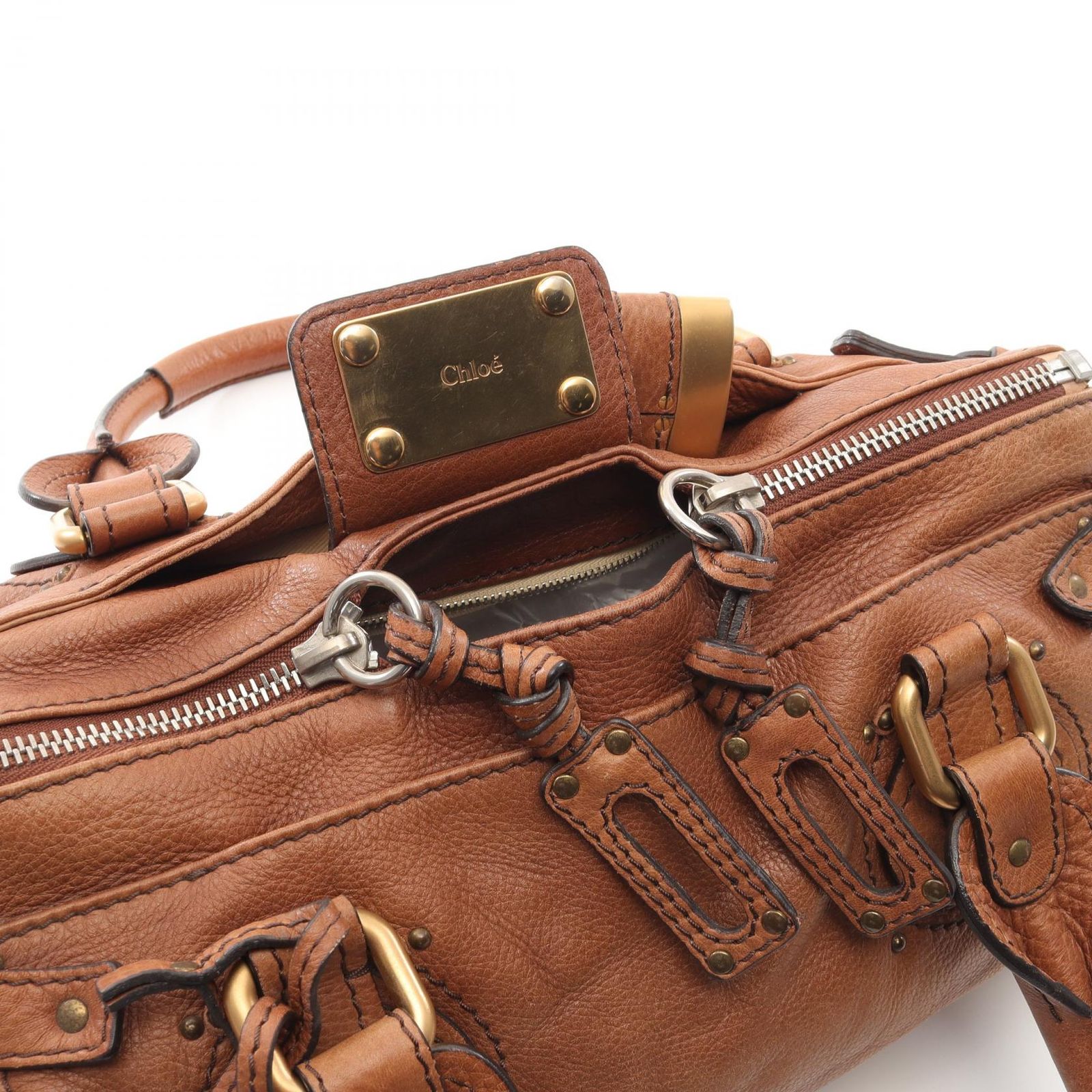 Chloé パディントン バッグ ブラウン クロエ Chloe ショルダーバッグ