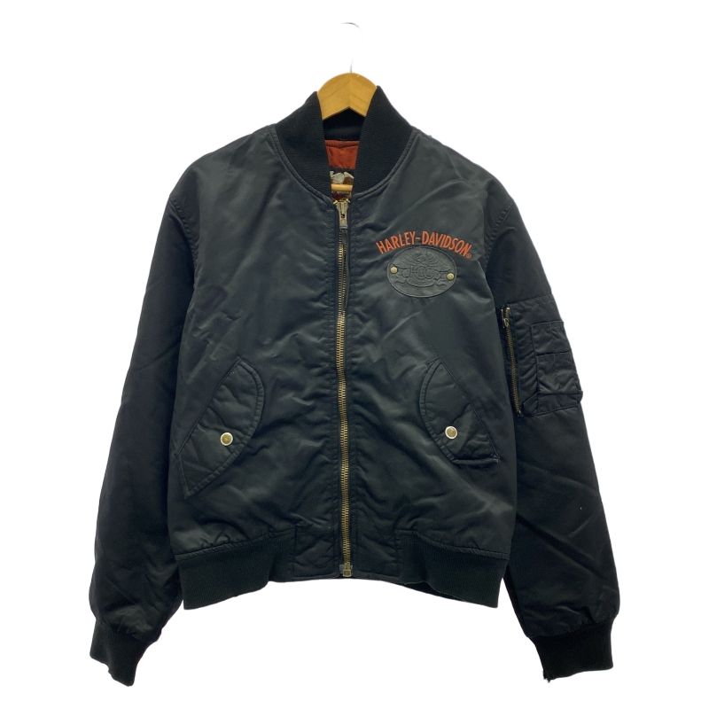 Harley Davidson MA-1 ブルゾン M ブラック ハーレーダビッドソン 10