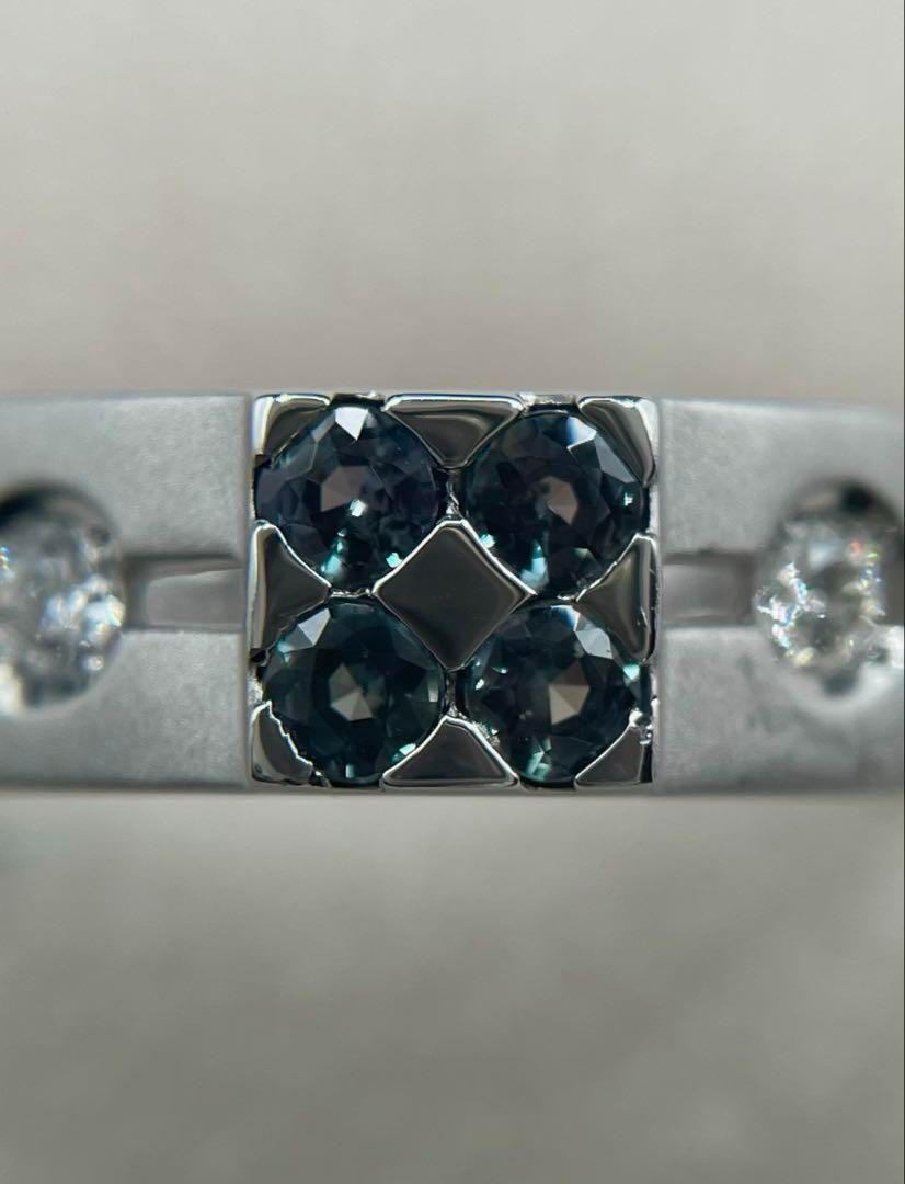 JJ52☆高級 アレキサンドライト0.32ct D pt950 リング 鑑付 - メルカリ