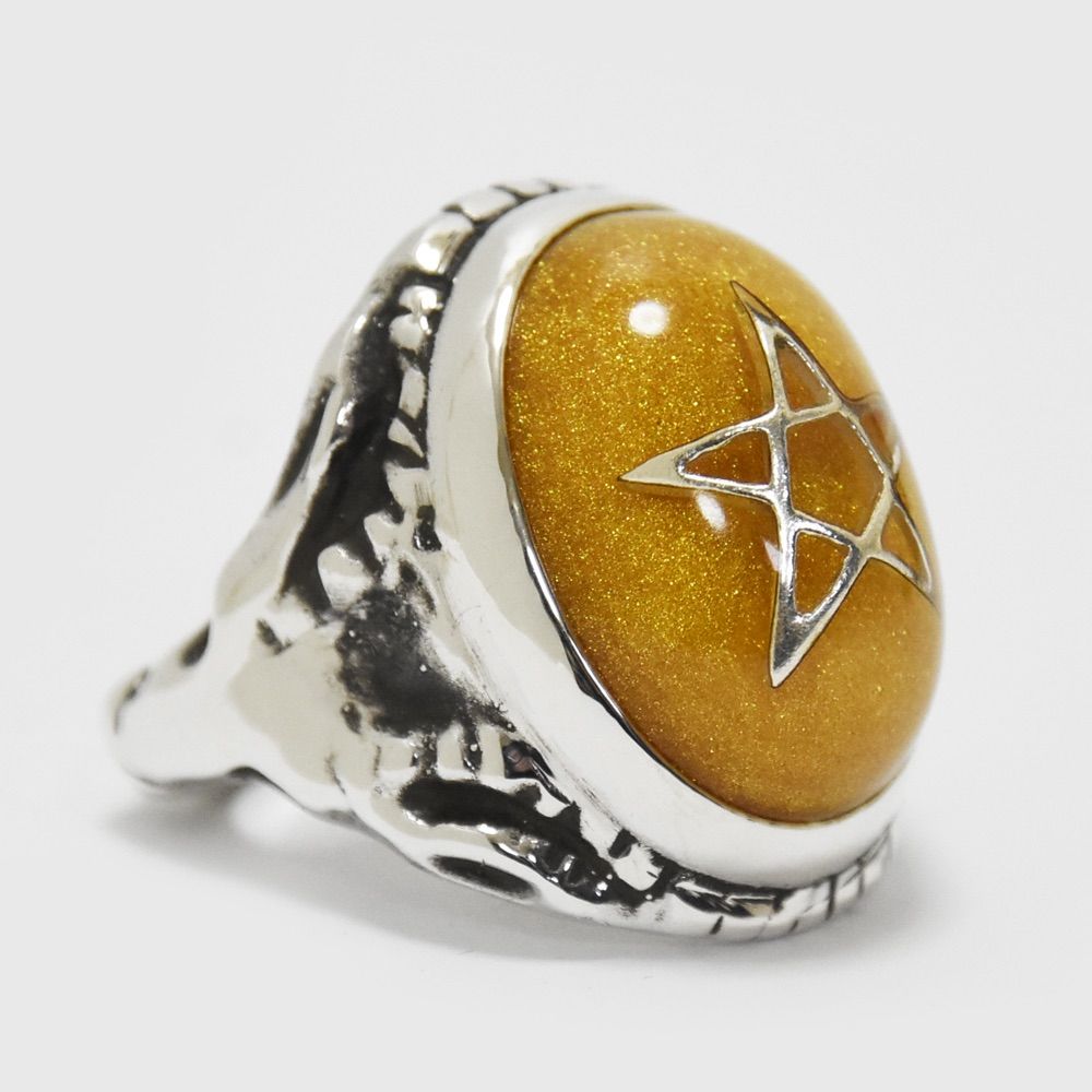 ハート型ゴールドリング 5g ALEX STREETER ANGEL HEART RING GALAXY GOLDENSUN アレックスストリー