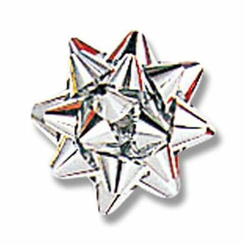 まとめ買い シモジマ HEIKO ワンタッチリボン ミニギフトフラワー シルバー 50個入 約直径30mm ラッピング用品 001452402 ×3セット