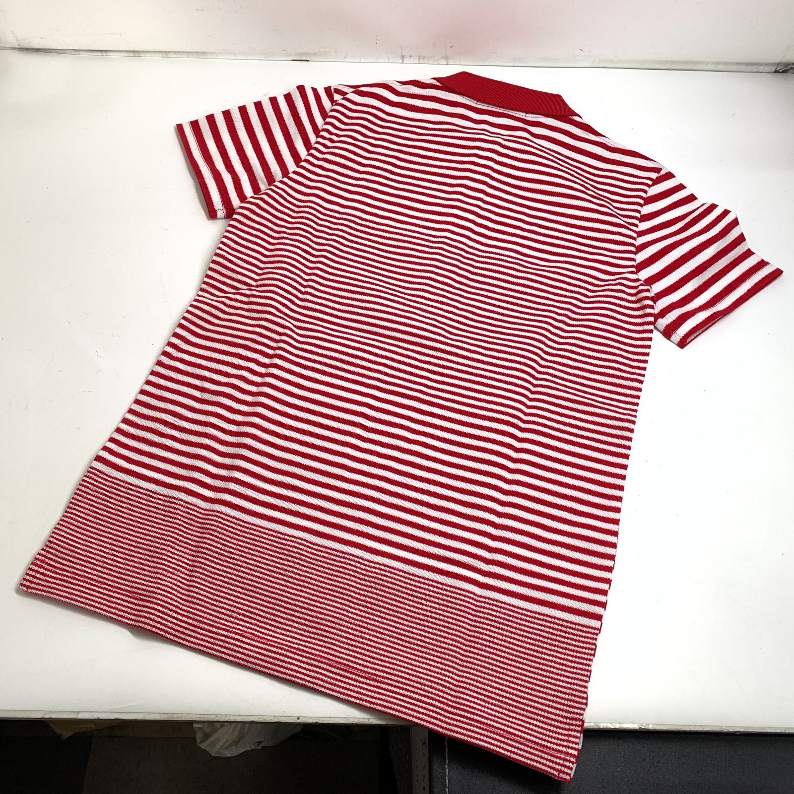f001 H 未使用 タグ付き Lacoste ラコステ ポロシャツ サイズ :M