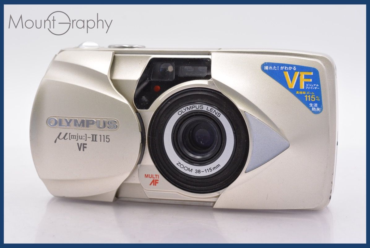 上 オリンパス Olympus μ mju II 115 VF 38-115mm 完動 同梱可 mj4992