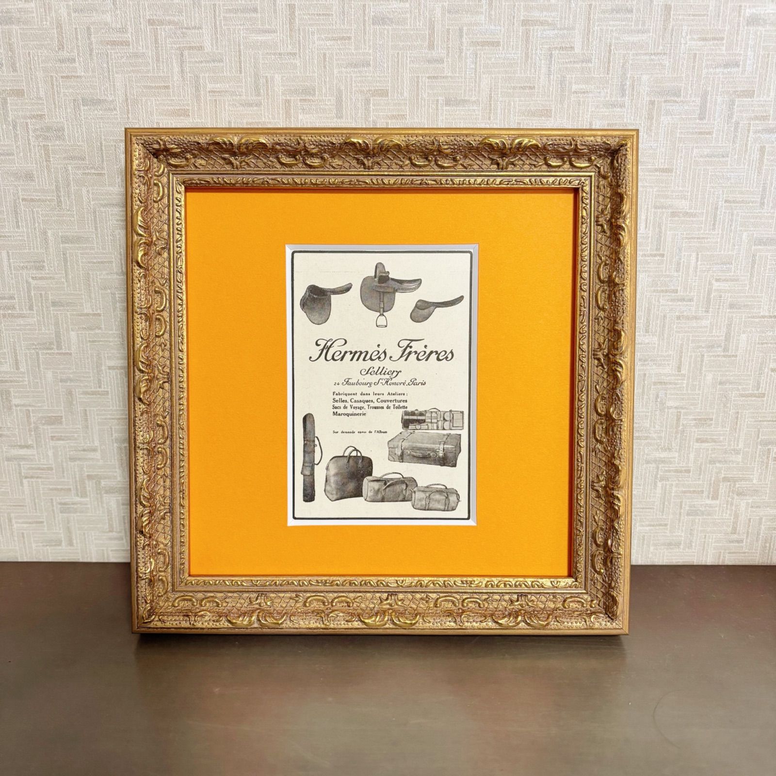 1924 広告＞HERMES エルメス ポスター ヴィンテージ アート