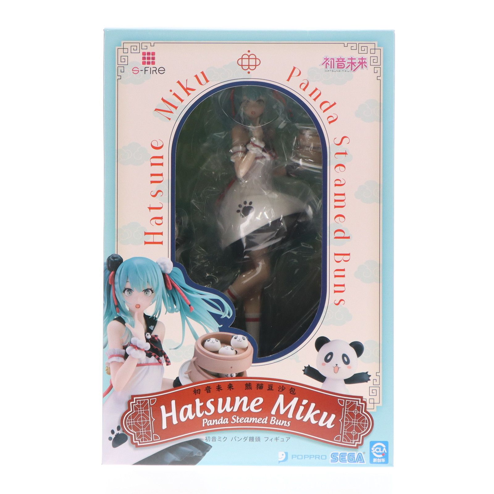未開封　S‐FlRE 初音ミク パンダ饅頭 S-FIRE限定 初音ミク パンダ饅頭 SEGA×Bilibili×POPPRO 完成品