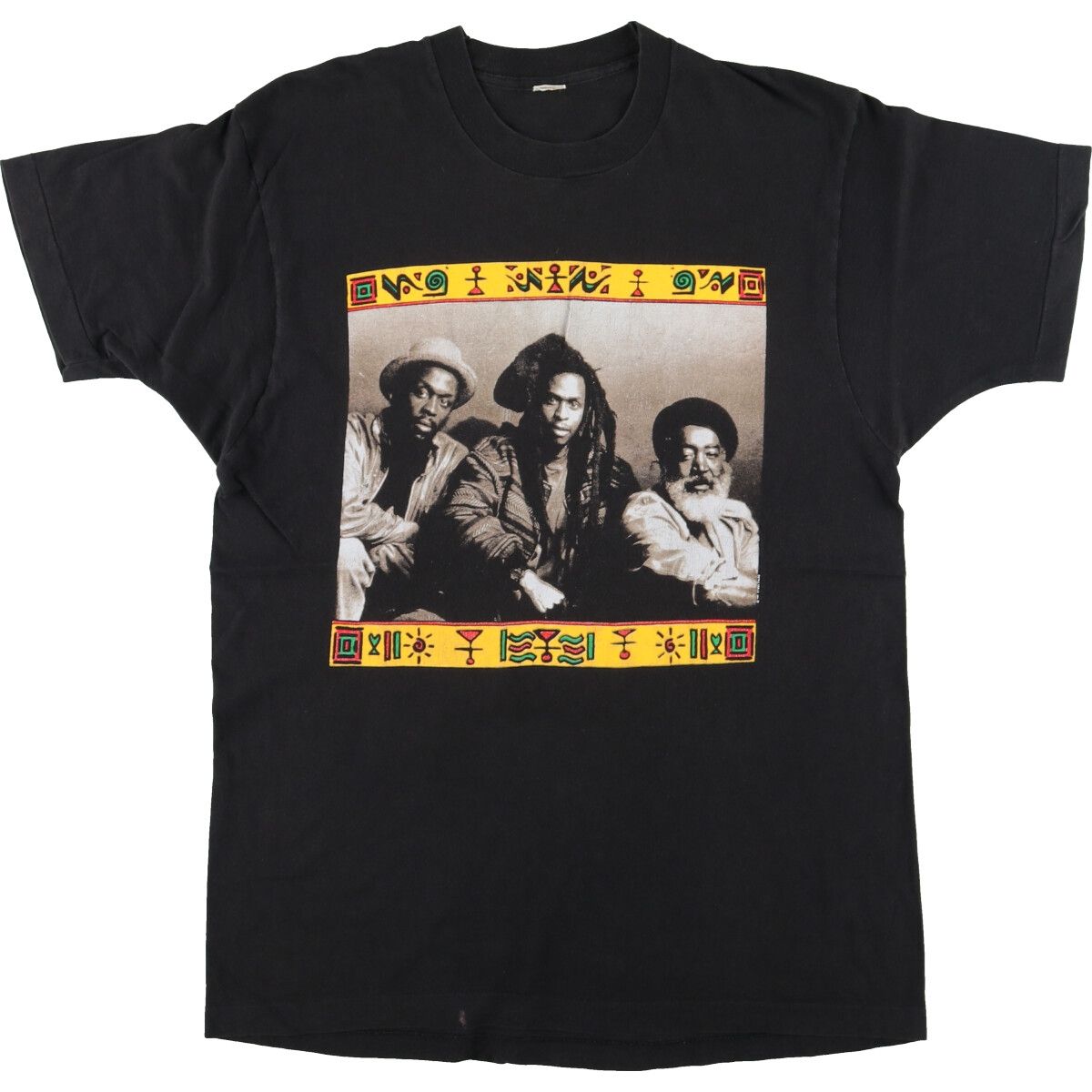 古着 90年代 スクリーンスターズ SCREEN STARS STEEL PULES スティールパルス ツアー バンドTシャツ バンT USA製 メンズL/evb001844